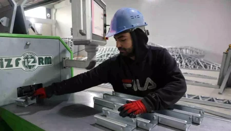 Elazığ’da Çelik Konstrüksiyon Fabrikası Açıldı