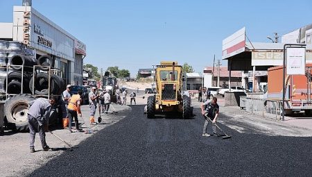 Nevşehir Belediyesi’nden Endüstri’de Asfalt Çalışması